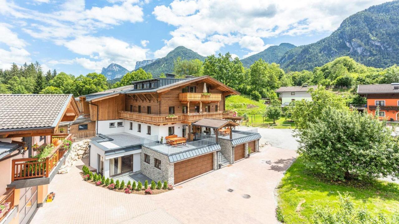 Ferienwohnung Ochsenhorn In Lofer 100 M² / 4-8 P. Bagian luar foto